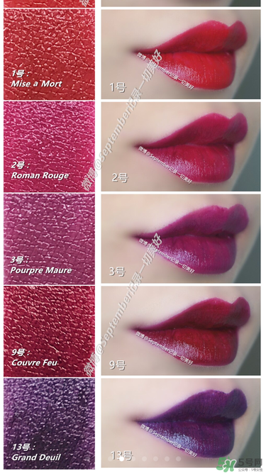 serge lutens蘆丹氏口紅哪個顏色好看？蘆丹氏鹵蛋口紅經(jīng)典色號