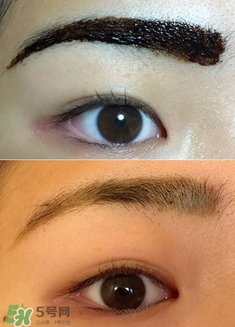 Fujiko Mayutint懶人撕拉型染眉膏色號_試色 Fujiko Mayutint懶人撕拉型染眉膏色號_試色