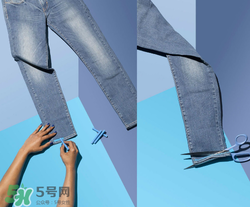 毛邊牛仔褲可以自己剪嗎？毛邊牛仔褲怎么剪？