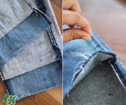 毛邊牛仔褲可以自己剪嗎？毛邊牛仔褲怎么剪？
