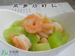 萵筍可以和蝦一起吃嗎？萵筍能和蝦仁一起吃嗎？