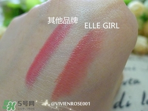 ellegirl愛爾甜心口紅怎么樣？ellegirl口紅色號試色