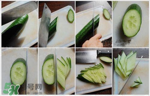黃瓜怎么切菱形？如何將黃瓜切菱形