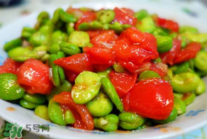 蠶豆和西紅柿能一起吃嗎？西紅柿蠶豆的做法