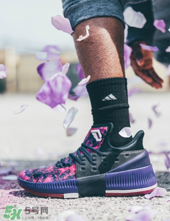 adidas dame3新配色多少錢？阿迪達斯利拉德三代花城玫瑰專柜價格