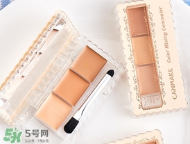 canmake三色遮瑕膏色號試色 canmake井田三色遮瑕膏試色圖