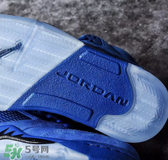 air jordan5麂皮皇家藍正品多少錢？喬丹5代藍麂皮專柜價格