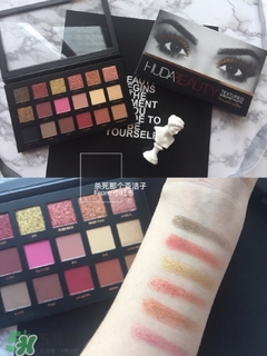 huda beauty眼影怎么畫(huà)？huda beauty眼影盤教程