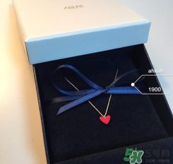 ahkah小紅心項(xiàng)鏈多少錢？ahkah紅心鎖骨鏈專柜價(jià)格