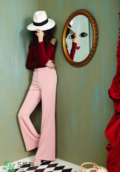 粉色闊腿褲配什么鞋子？粉色闊腿褲搭配鞋子圖片