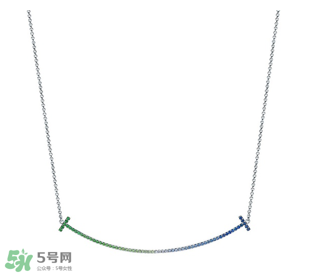 Tiffany t笑臉項鏈專柜價格 Tiffany t項鏈多少錢？