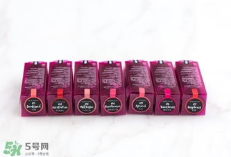 奢華寶貝口紅怎么樣？BEBE POSHE口紅色號試色