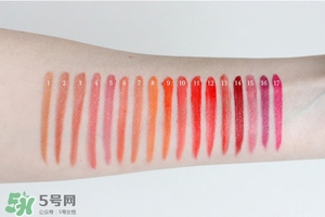 ilia口紅色號(hào)試色 ilia口紅試色圖