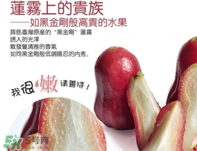 黑金剛蓮霧好吃嗎？黑金剛蓮霧多少錢一斤2017？