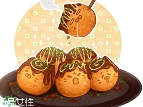 章魚燒是哪個國家的小吃？章魚燒上面的皮是什么