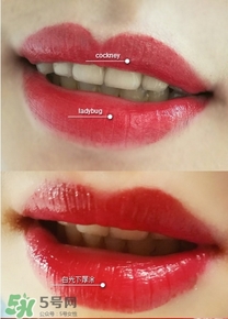 mac口紅cockney和ladybug哪個(gè)顏色好看?