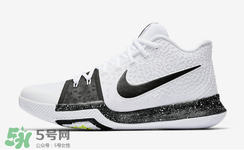 nike kyrie 3黑白配色多少錢？耐克歐文3代黑白配色專柜價(jià)格