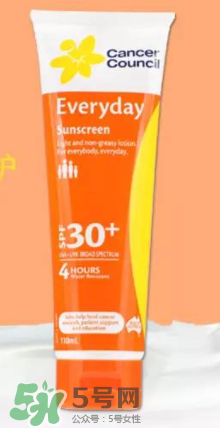 Cancer Council茜茜爾防曬霜孕婦能用嗎_安全嗎？