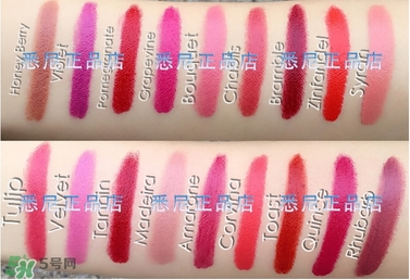 bite beauty唇膏筆色號(hào)_bite beauty唇膏筆試色圖