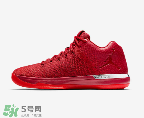 air jordan 31 low大紅配色多少錢？aj31 low紅色專柜價格