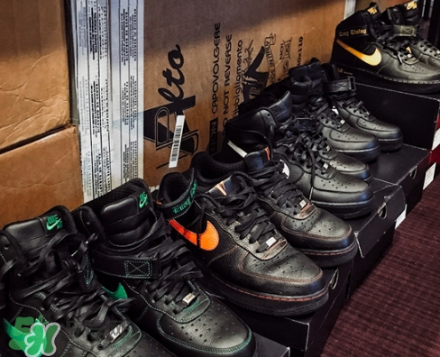 vlone與nike air force 1high聯(lián)名款運(yùn)動(dòng)鞋配色有哪幾種？