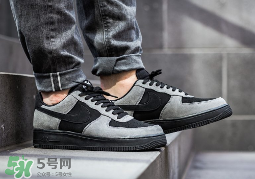 nike air force 1 low黑灰配色上腳怎么樣_好看嗎？