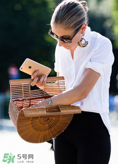 cult gaia竹籃包多少錢？cult gaia竹編包價格