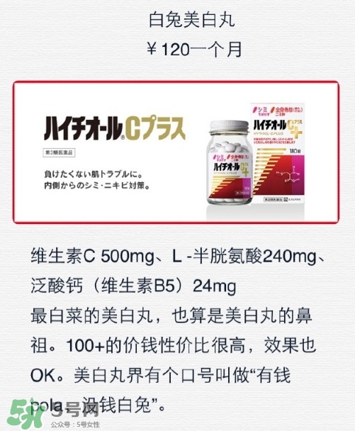 白兔美白丸怎么吃？白兔美白丸一天吃幾粒？