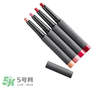 three愛無限唇彩筆色號_試色圖 three愛無限唇彩筆色號_試色圖