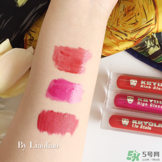 kryolan唇釉色號_歌劇魅影唇釉試色圖 kryolan唇釉色號_歌劇魅影唇釉試色圖