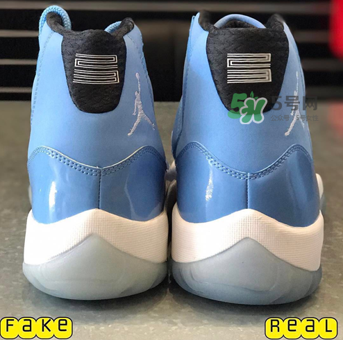 air jordan 11北卡藍真假怎么分辨？aj11北卡藍真假鑒定