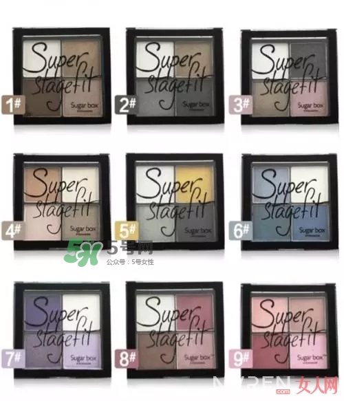 sugarbox糖盒眼影怎么樣？sugarbox糖盒眼影色號試色