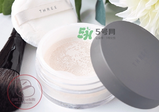 three散粉怎么樣？three自然植物透光散粉色號(hào)