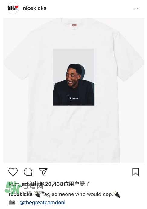 supreme皮蓬photo tee會(huì)發(fā)售嗎？supreme將推出皮蓬photo tee？