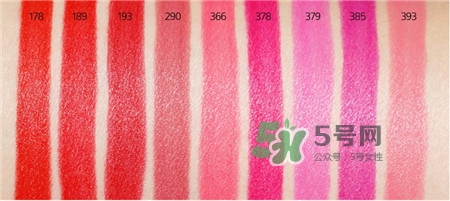 蘭蔻新菁純柔潤唇膏色號_試色大全圖 蘭蔻新菁純柔潤唇膏色號_試色大全圖