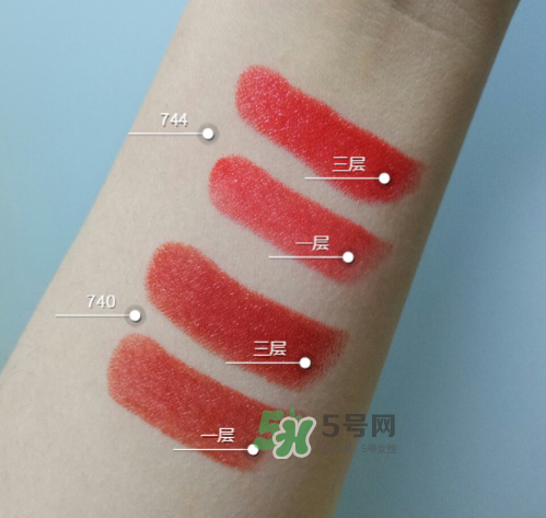 dior740和744哪個好看？迪奧740和744試色對比