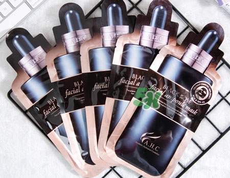 ahc黑美人系列面膜有幾款_每款有什么功效