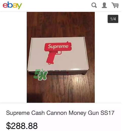 supreme噴錢槍多少錢？supreme鈔票槍價格