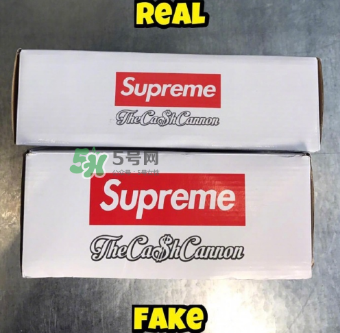 supreme cashcannon真假怎么看？supreme噴錢槍真假對比
