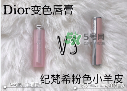 紀(jì)梵希變色唇膏和迪奧變色唇膏哪個好_怎么選？