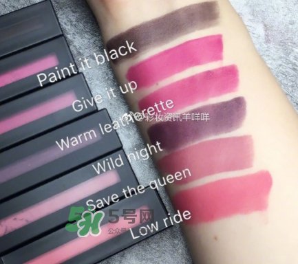 NARS2017年特霧唇誘系列試色_色號(hào)