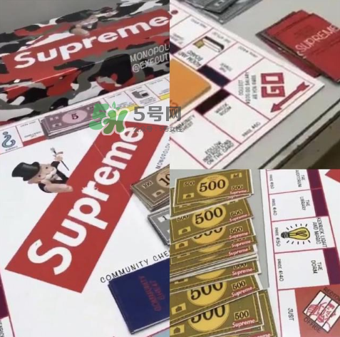 supreme版大富翁是什么樣的？大富翁和supreme聯(lián)名是真的嗎？
