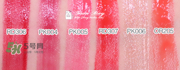 愛(ài)麗小屋冰淇淋唇釉哪個(gè)好看？愛(ài)麗小屋冰淇淋唇釉試色