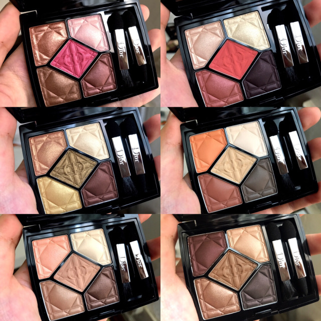 迪奧新五色眼影盤色號_dior2017五色眼影盤試色圖 迪奧新五色眼影盤色號_dior2017五色眼影盤試色圖
