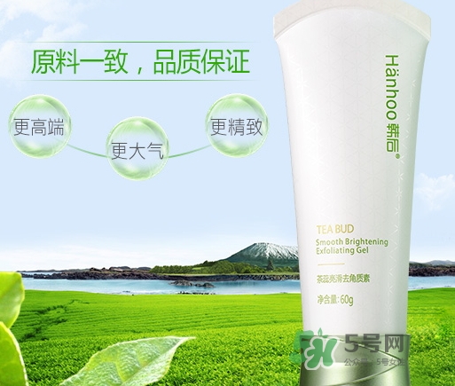 韓后茶蕊去角質(zhì)素怎么用？韓后茶蕊亮滑去角質(zhì)素用法