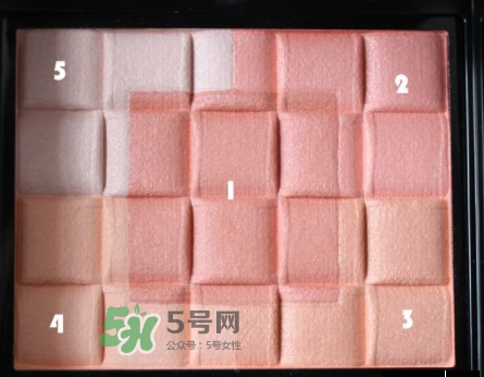 MAQuillAGE心機(jī)五色腮紅怎么樣？MAQuillAGE心機(jī)五色腮紅試色
