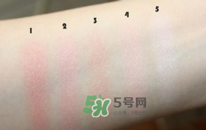 MAQuillAGE心機(jī)五色腮紅怎么樣？MAQuillAGE心機(jī)五色腮紅試色