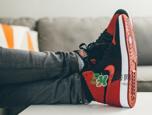 air jordan 1 flyknit banned上腳怎么樣？aj1編織款毛線鞋上腳效果