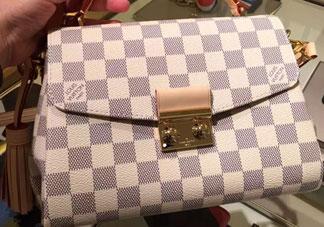 lv棋盤(pán)格包包真假怎么辨別_lv棋盤(pán)格女包真假怎么鑒別
