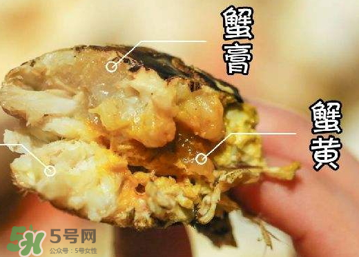 蟹黃是黑色的怎么回事？蟹黃中間有黑的是什么？